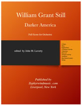 Darker America Orchestra sheet music cover